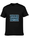 Video Games Are Cool Black T-Shirt