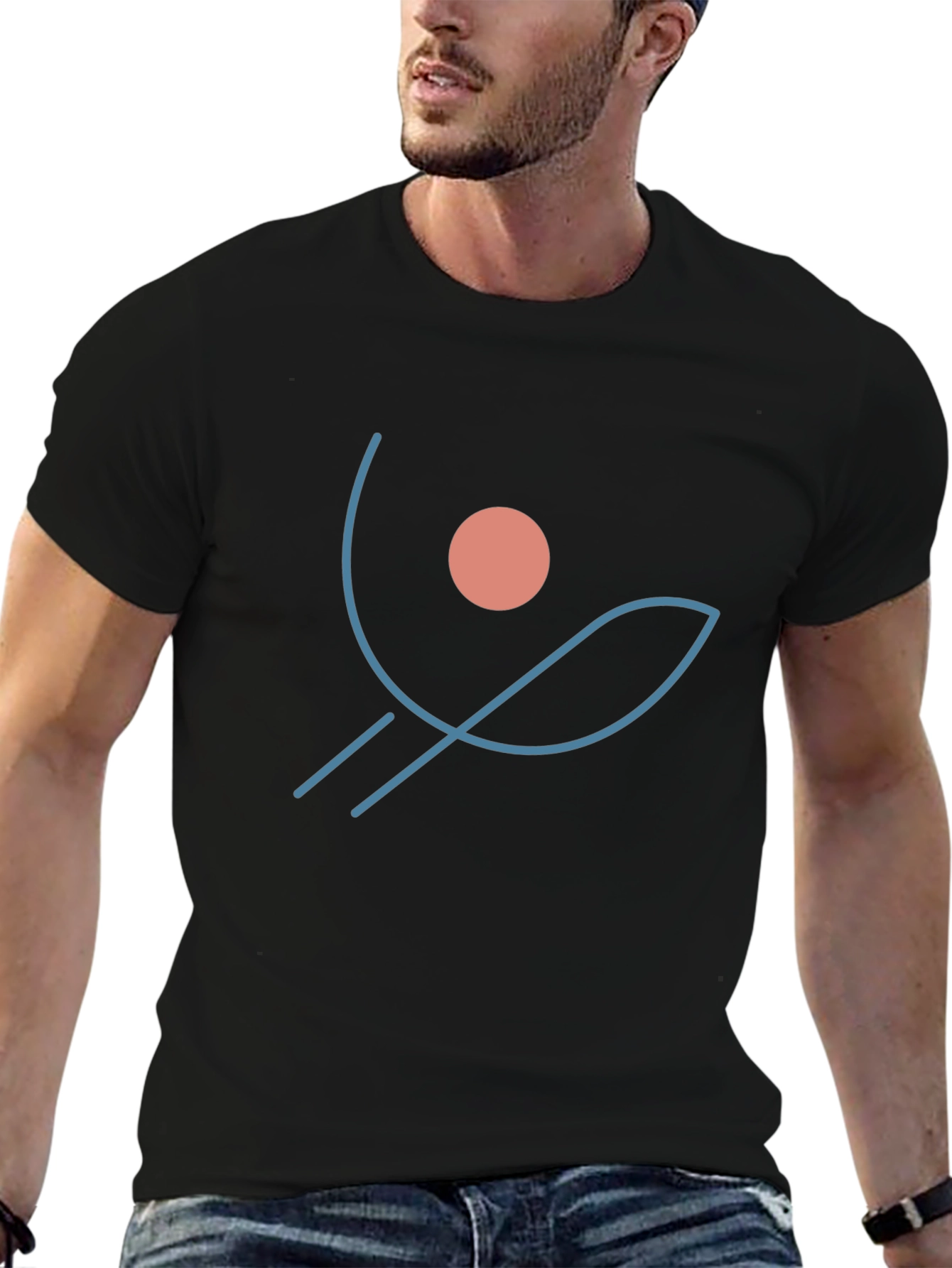 Minimalist Graphic T-Shirt - Abstract Design