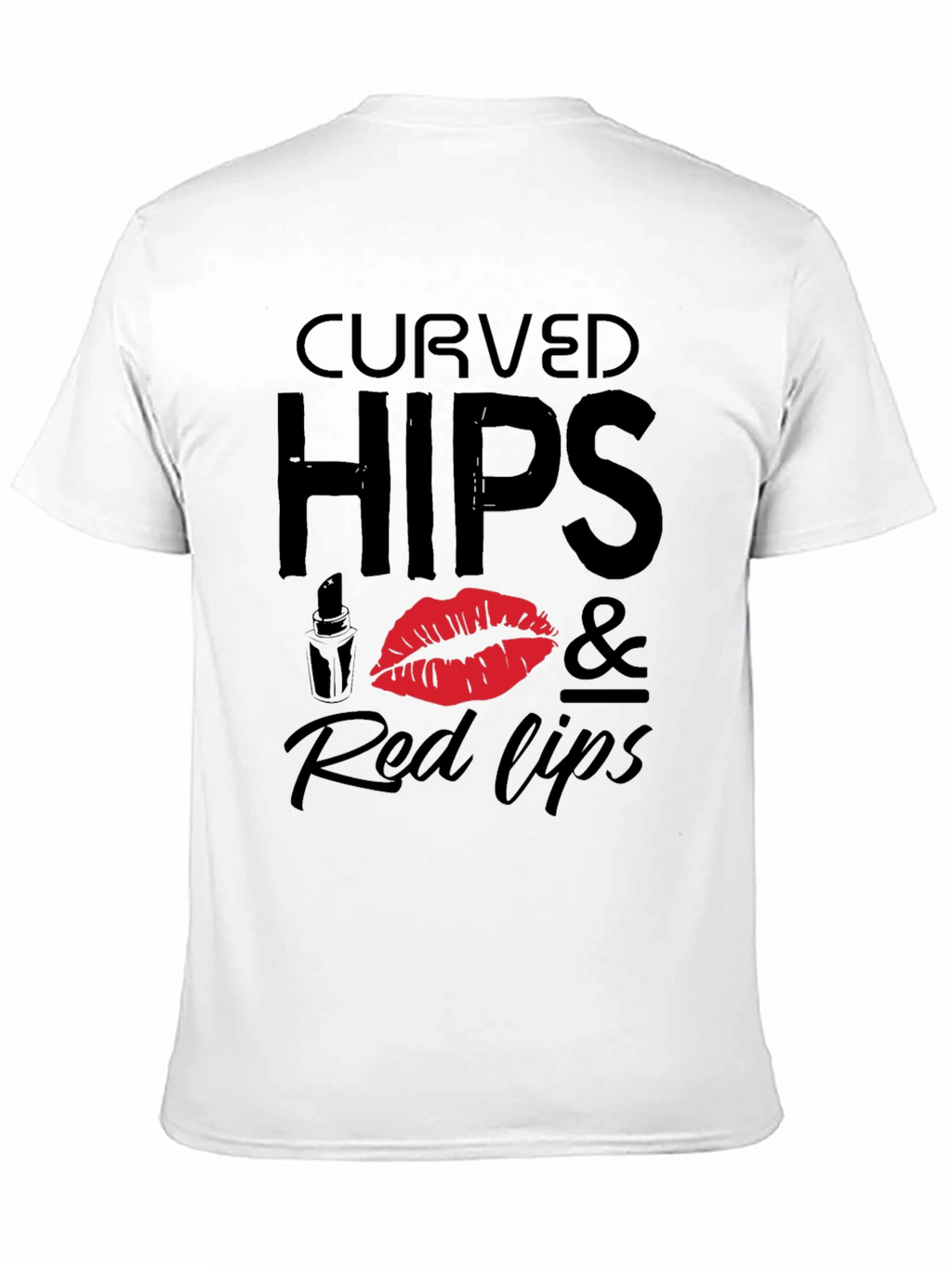 Curved Hips & Red Lips Graphic Tee