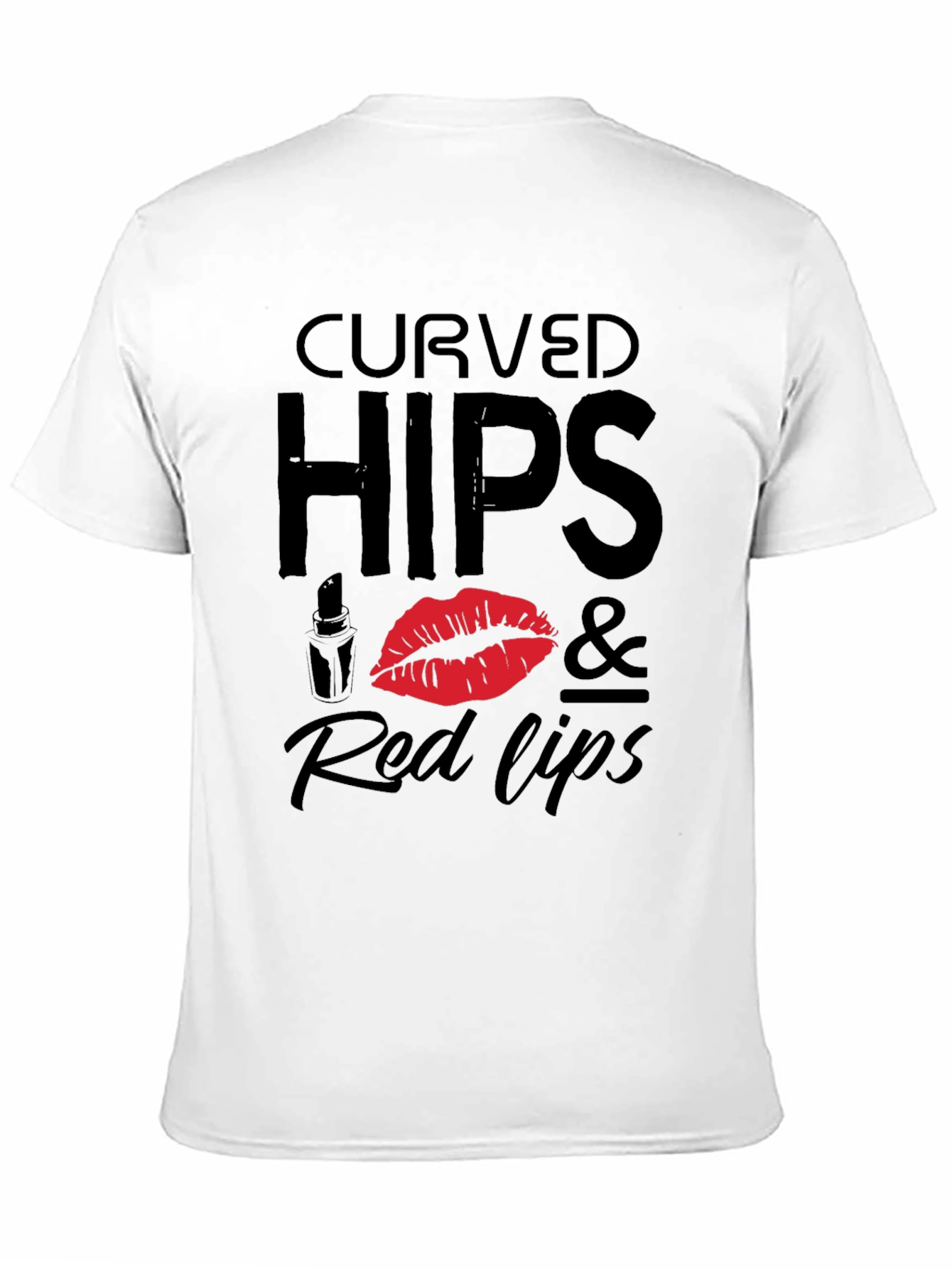 Curved Hips & Red Lips Graphic Tee