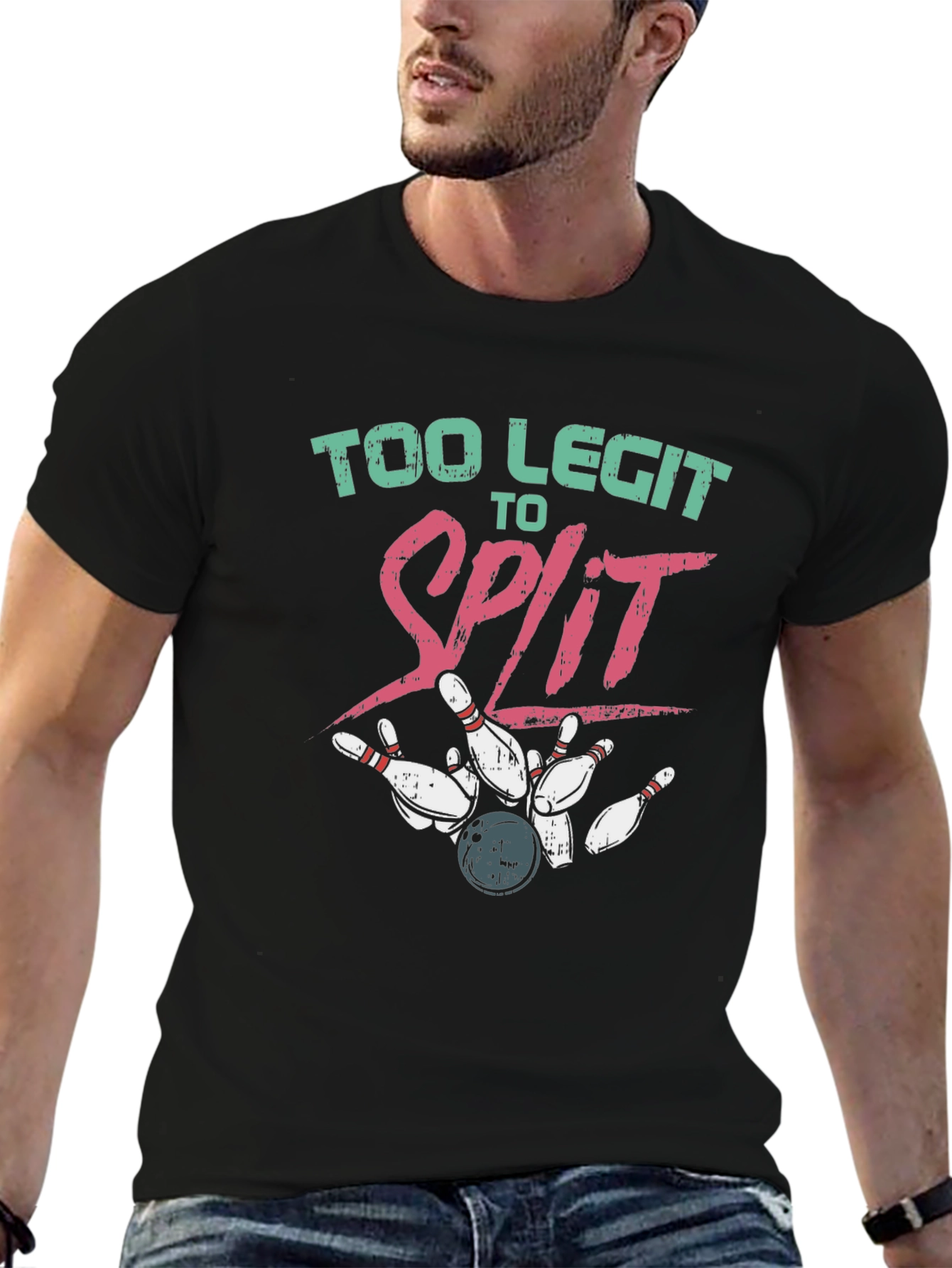Too Legit to Split Bowling T-Shirt