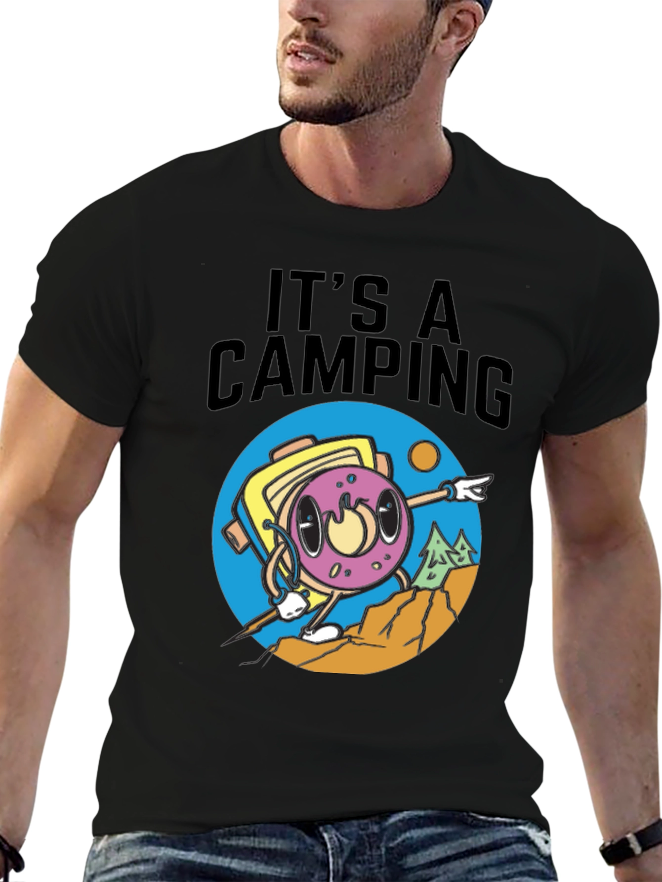 Its A Camping Donut T-Shirt