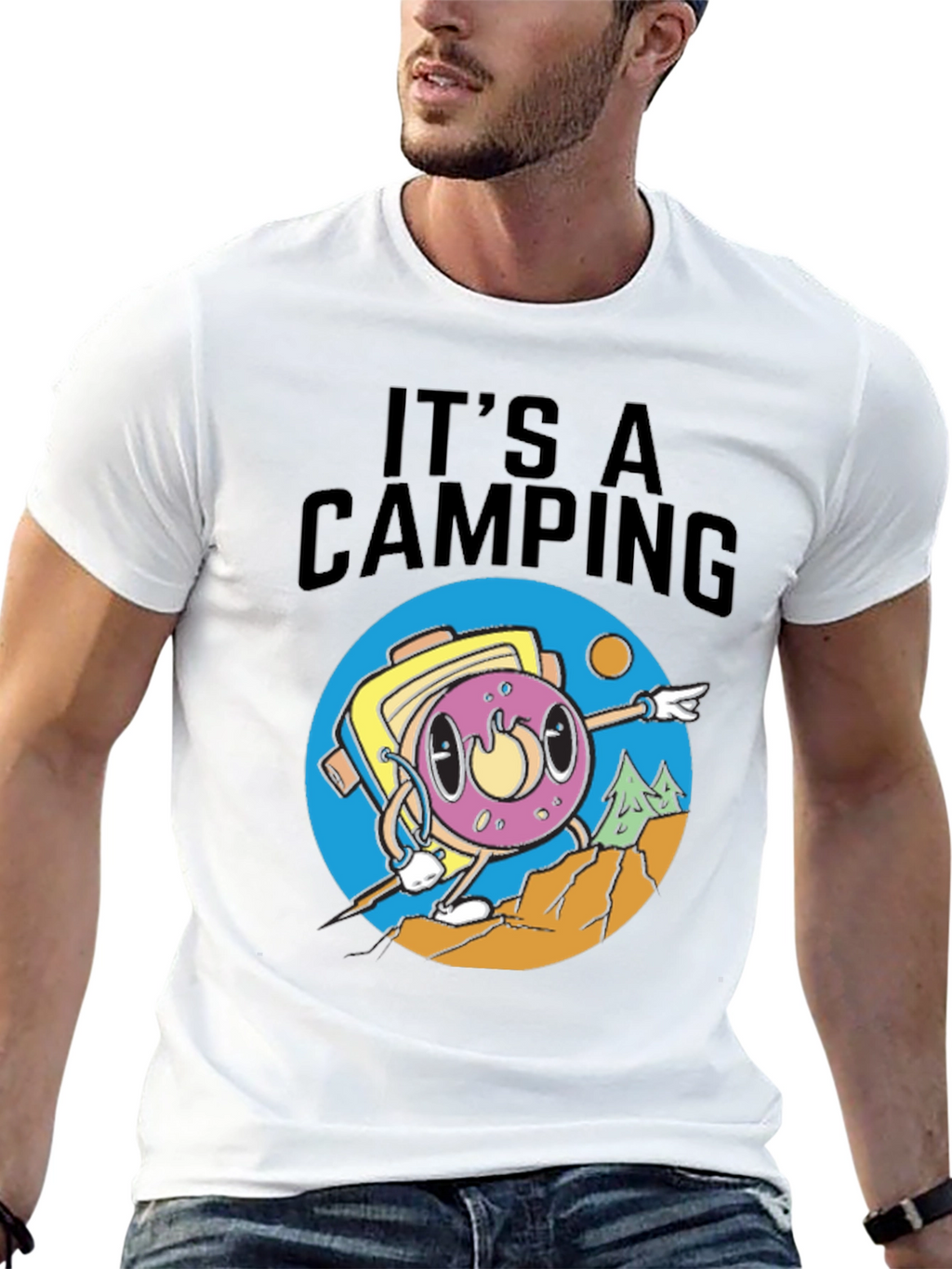 Its A Camping Donut T-Shirt
