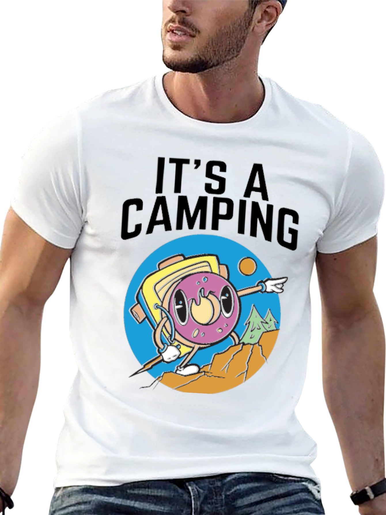 Its A Camping Donut T-Shirt