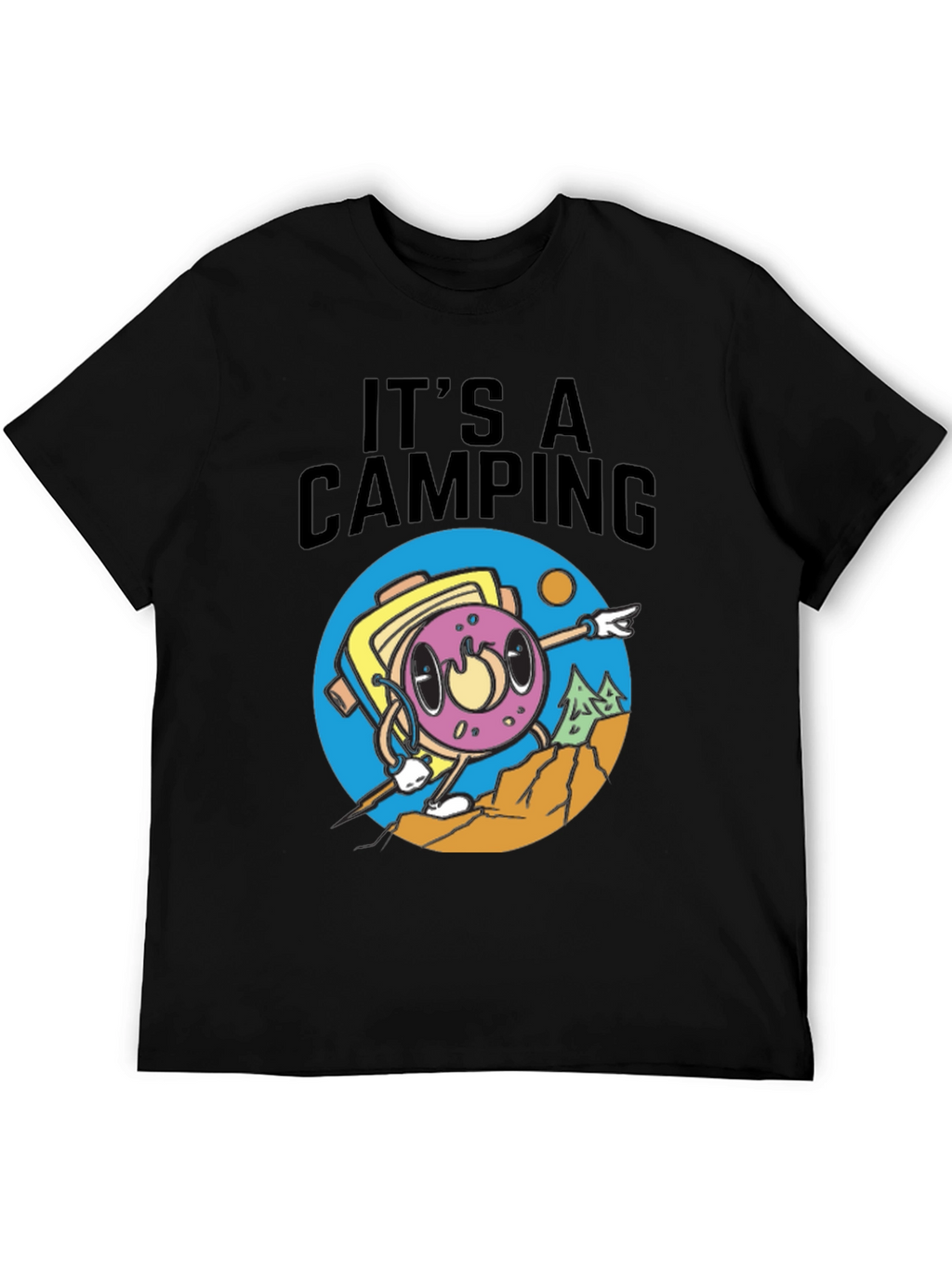 Its A Camping Donut T-Shirt
