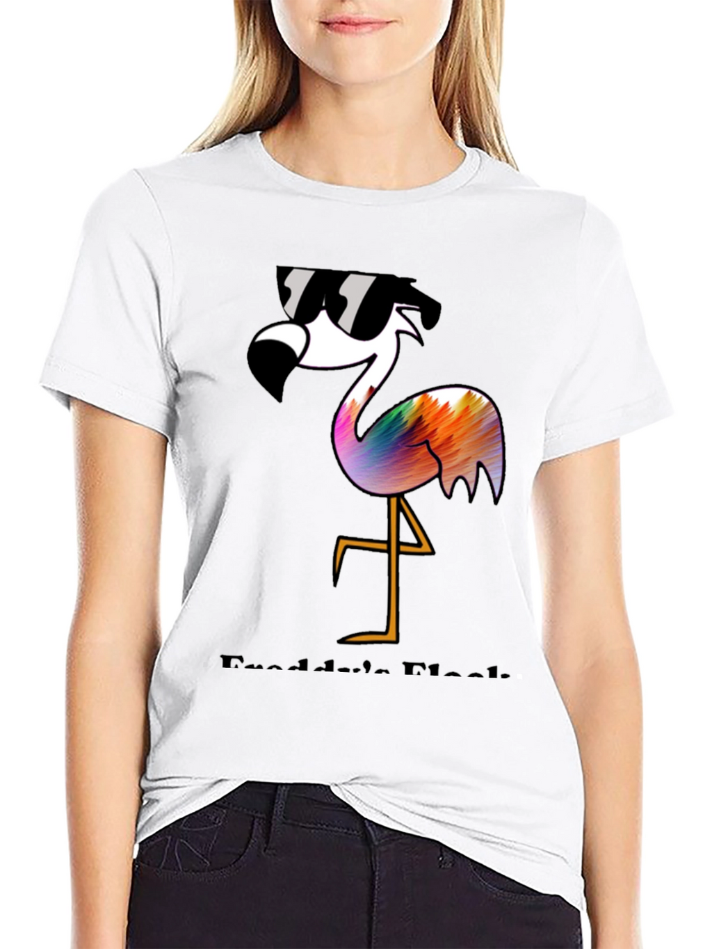 Cool Flamingo Graphic T-Shirt - Stylish and Fun