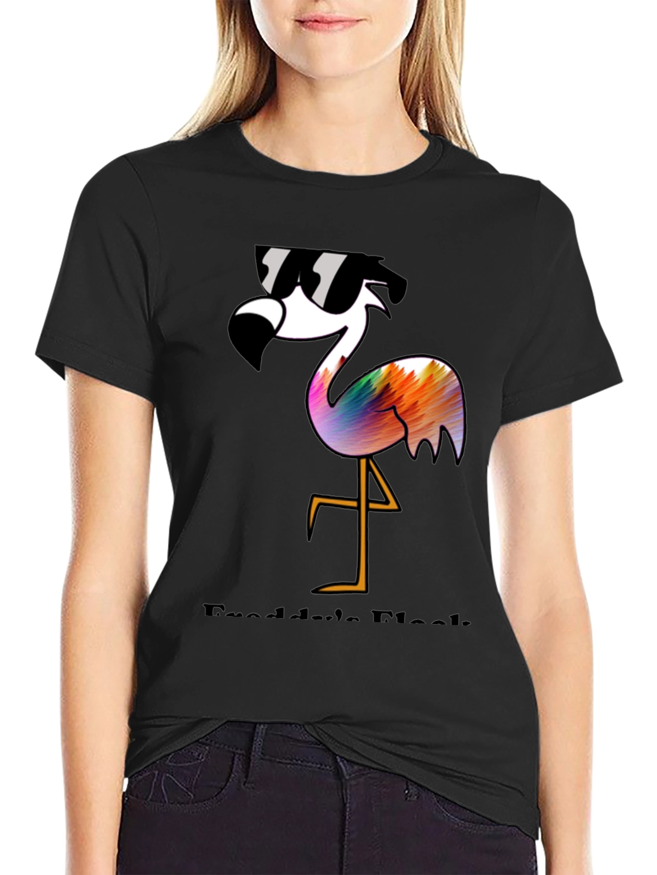 Cool Flamingo Graphic T-Shirt - Stylish and Fun