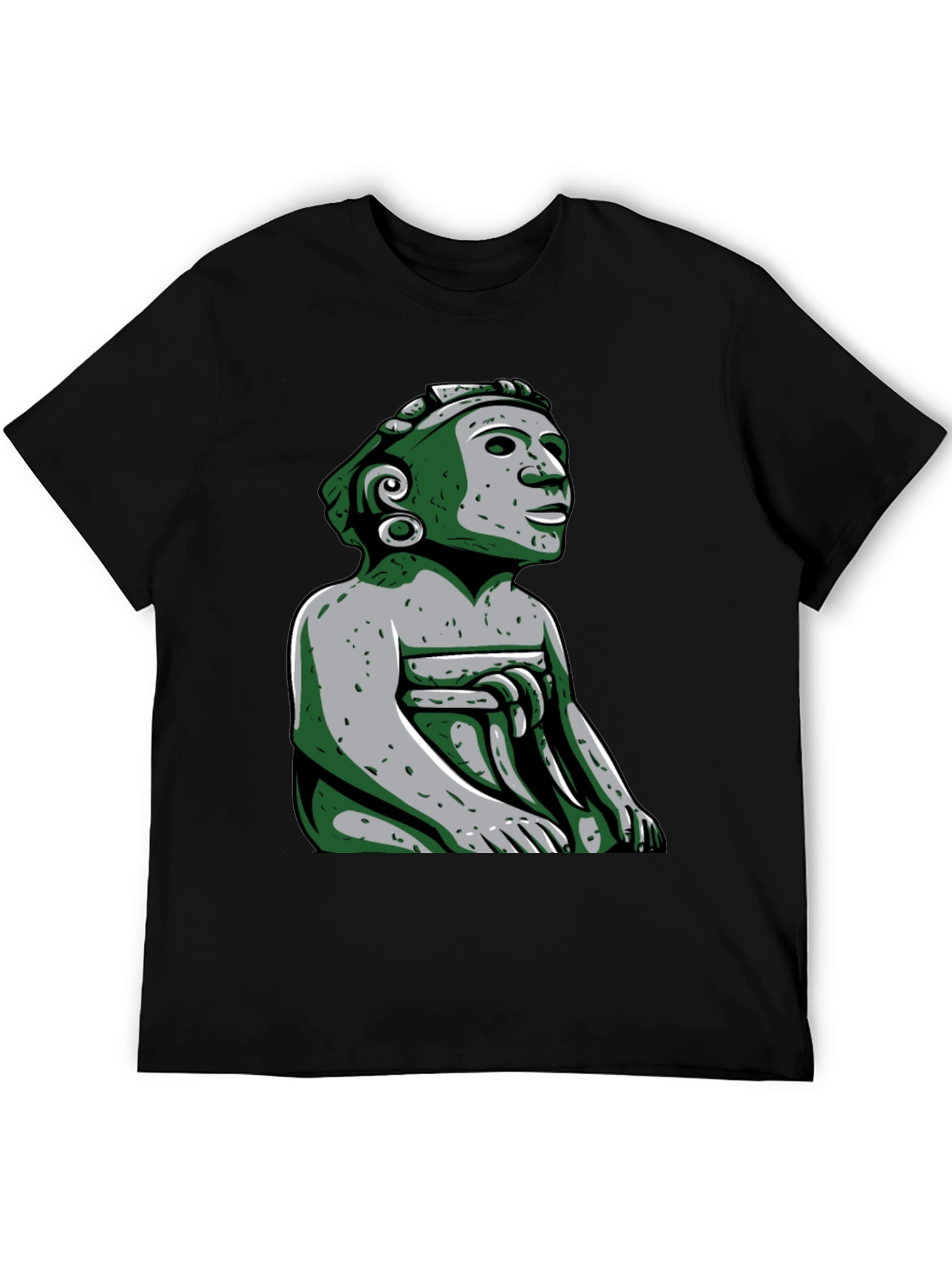 Aztec Warrior Graphic Tee - Unique Design T-Shirt