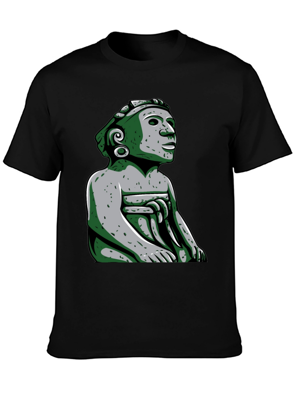 Aztec Warrior Graphic Tee - Unique Design T-Shirt
