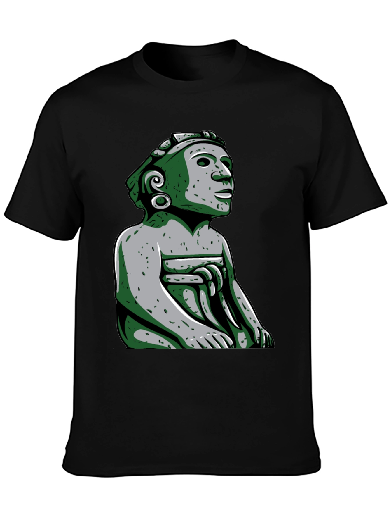 Aztec Warrior Graphic Tee - Unique Design T-Shirt