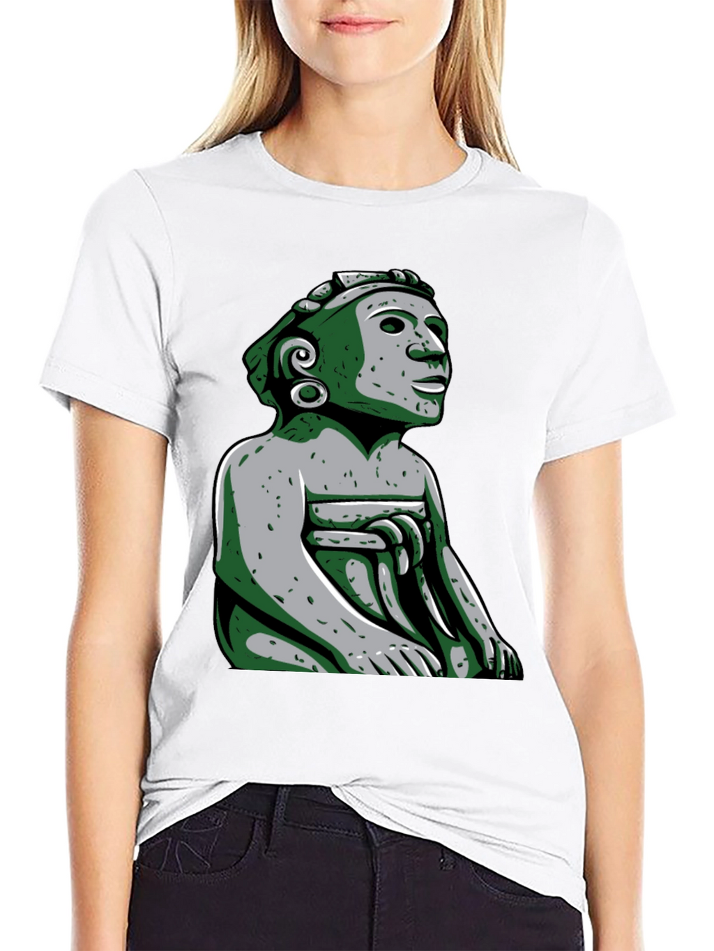 Aztec Warrior Graphic Tee - Unique Design T-Shirt
