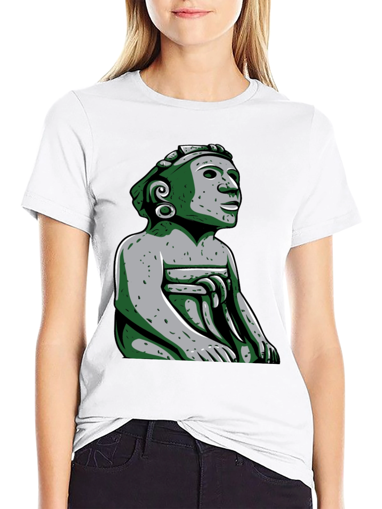 Aztec Warrior Graphic Tee - Unique Design T-Shirt