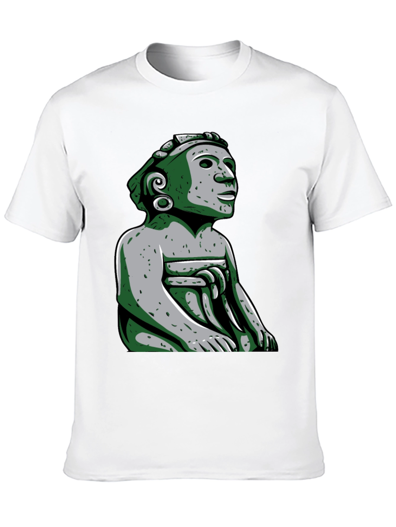 Aztec Warrior Graphic Tee - Unique Design T-Shirt
