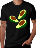 Avocado Graphic Tee - Casual Comfort