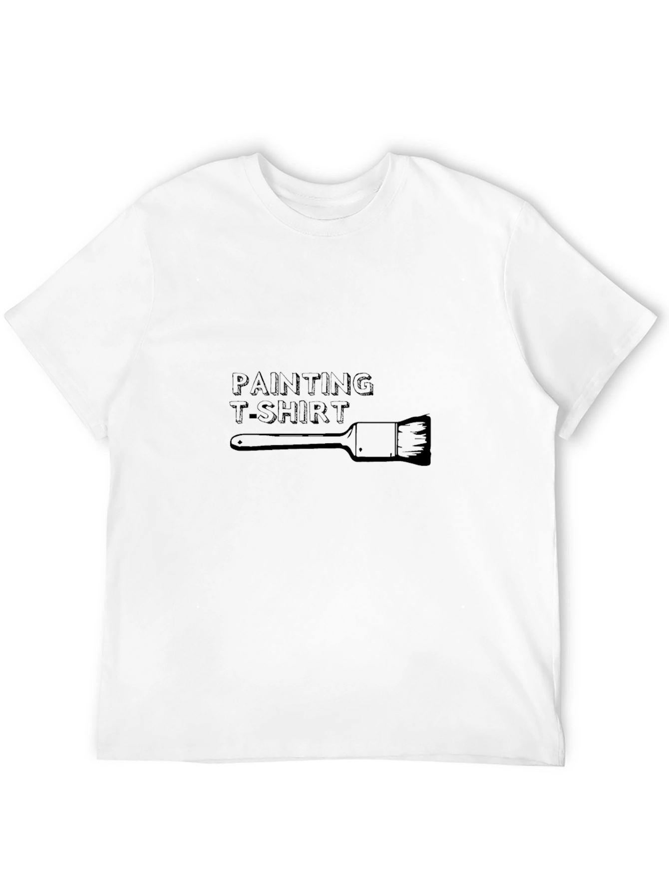 Painting T-Shirt - Creative Brush Design