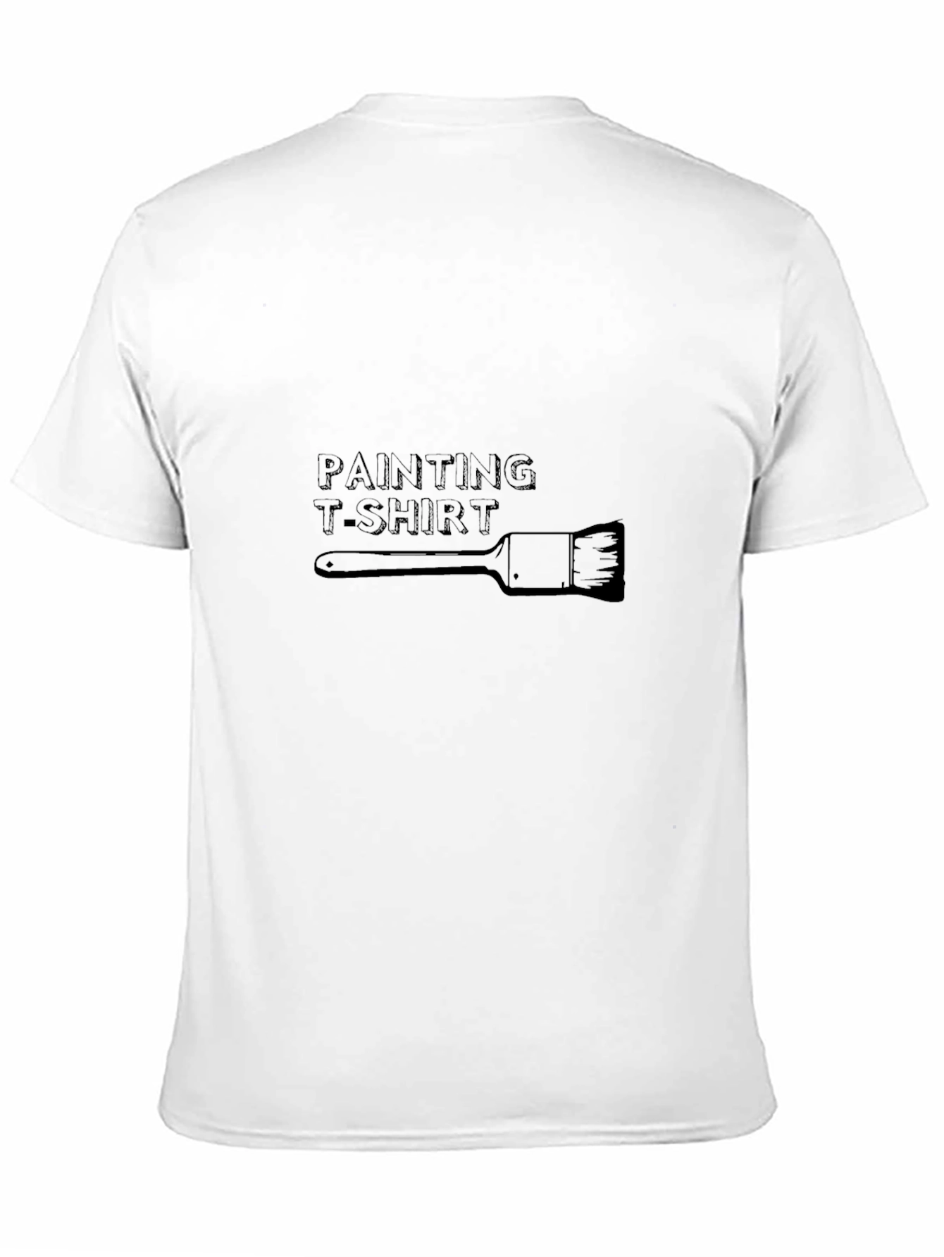 Painting T-Shirt - Creative Brush Design
