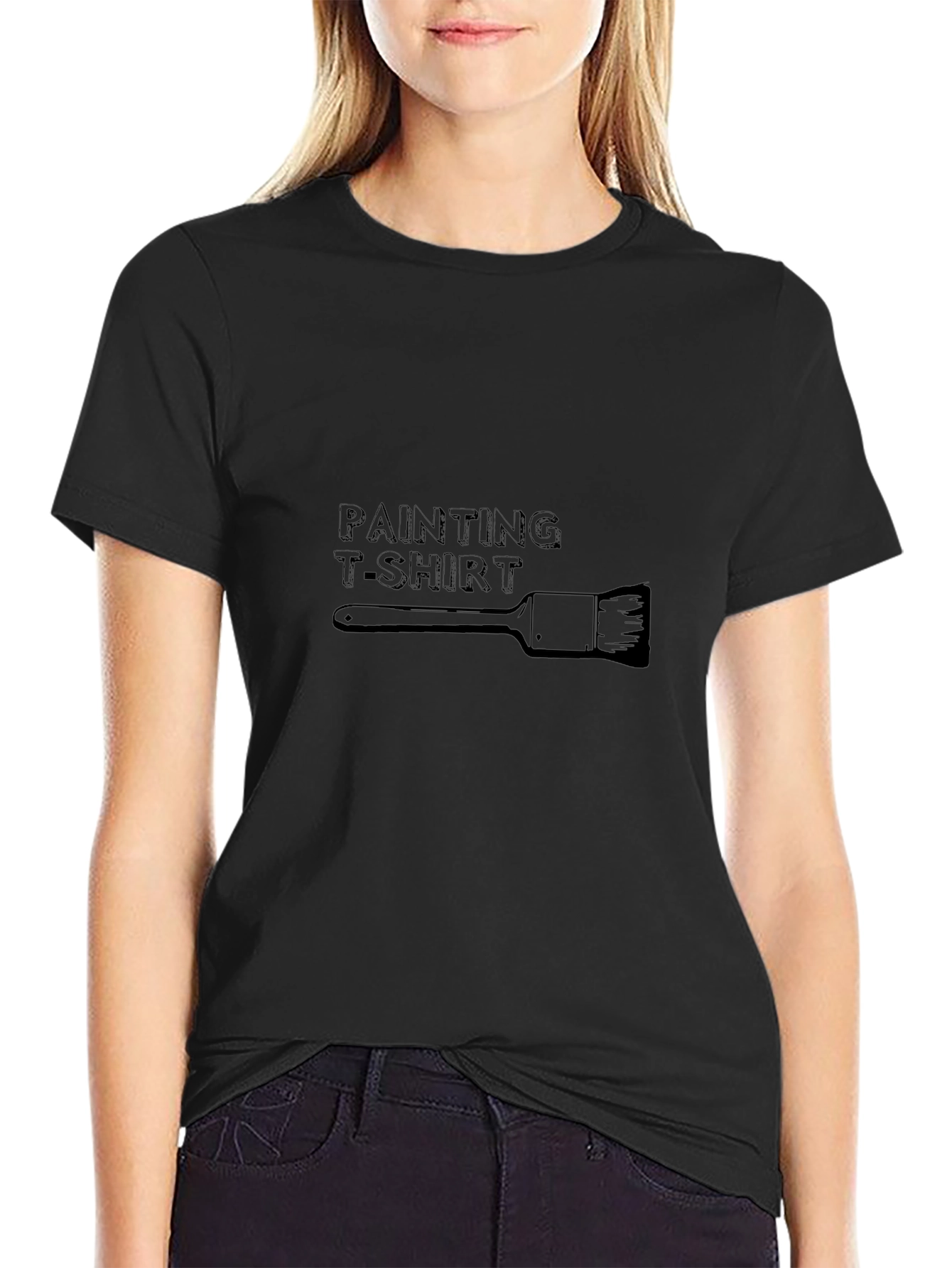 Painting T-Shirt - Creative Brush Design