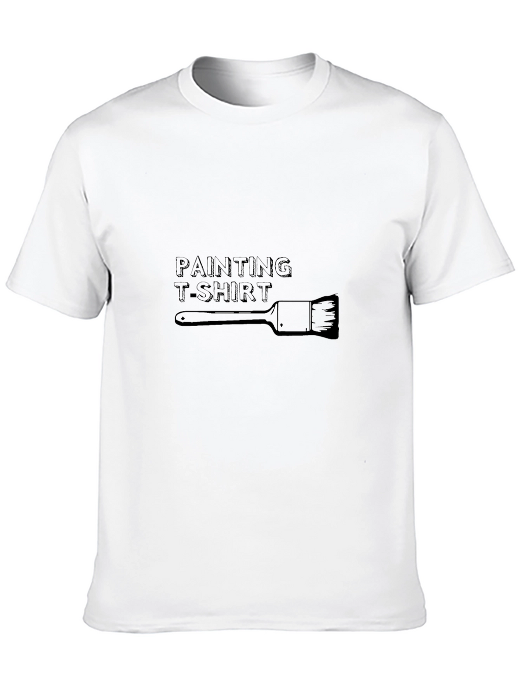 Painting T-Shirt - Creative Brush Design