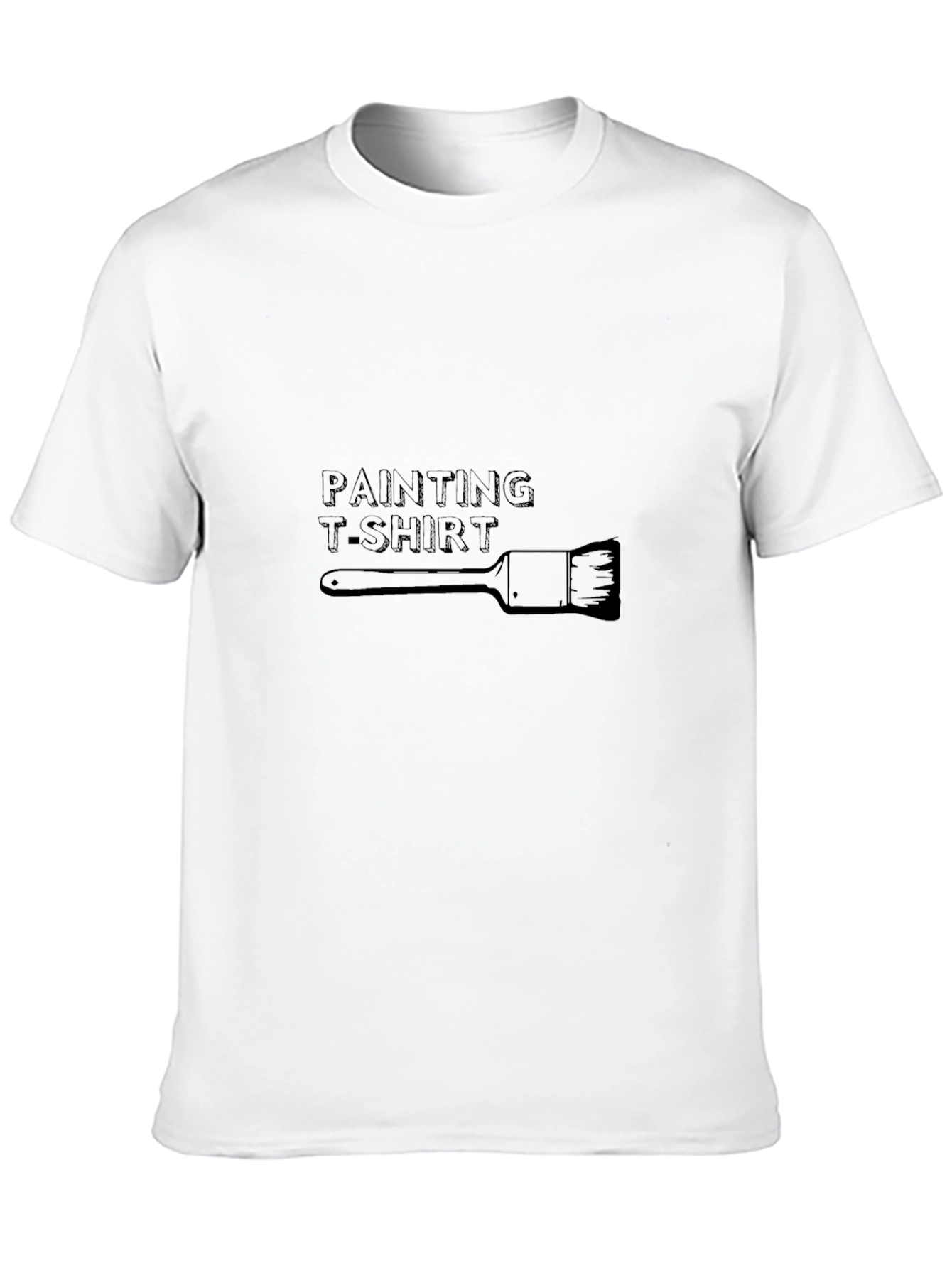 Painting T-Shirt - Creative Brush Design