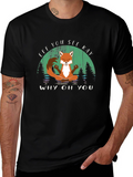 Efk You See Kay T-Shirt - Fox Yoga Design