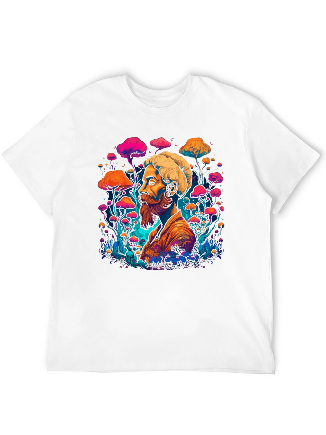 Psychedelic Shroom Guy Graphic T-Shirt