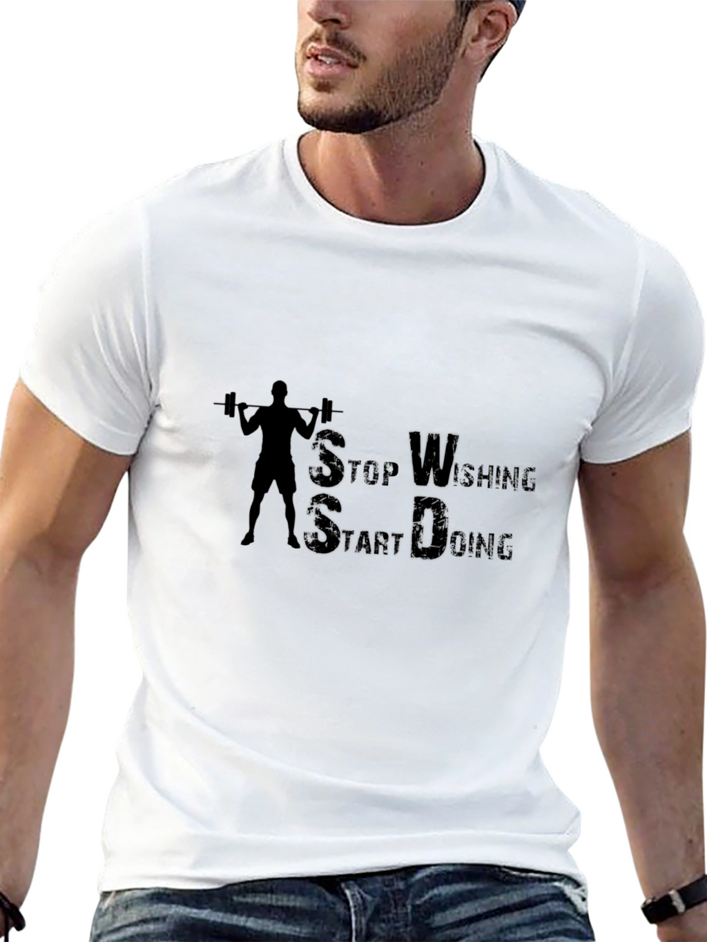 Stop Wishing Start Doing Gym T-Shirt