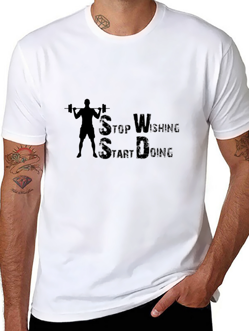 Stop Wishing Start Doing Gym T-Shirt