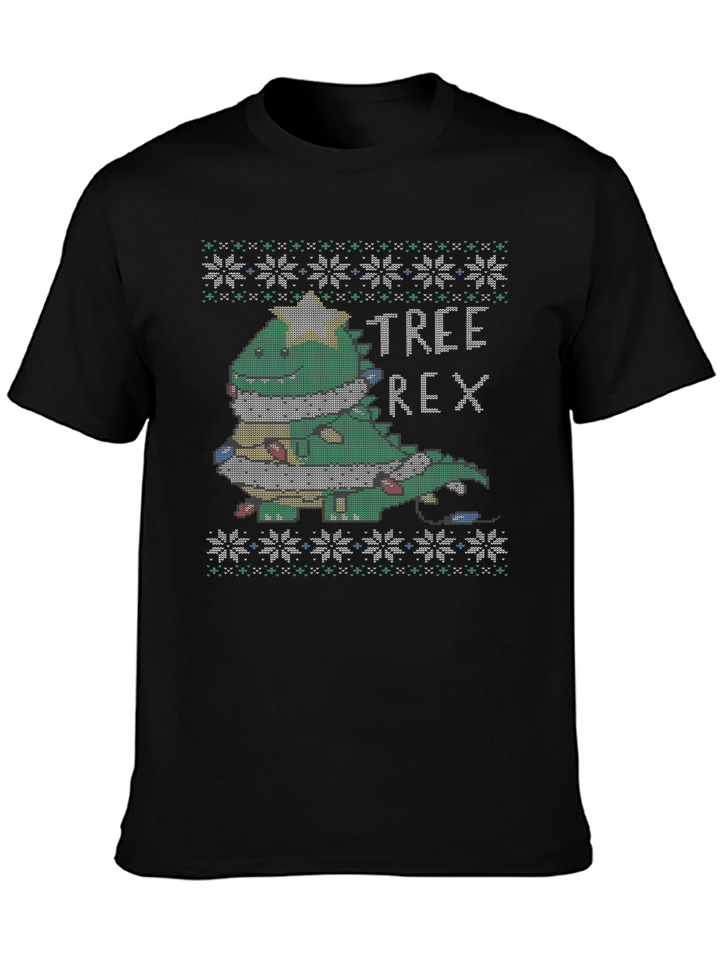 Tree Rex Funny Christmas T-Shirt