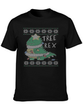 Tree Rex Funny Christmas T-Shirt