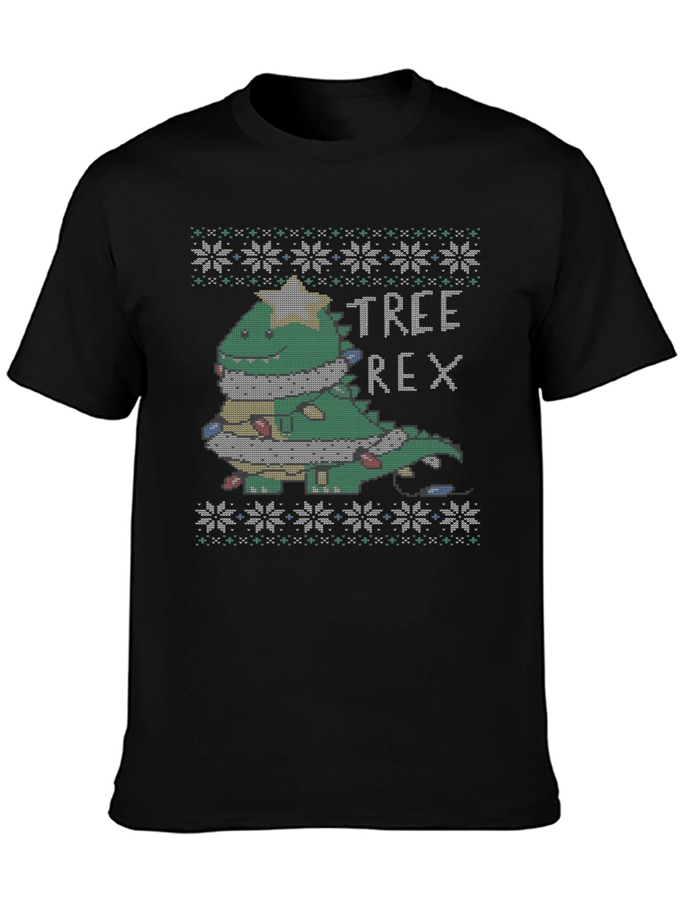 Tree Rex Funny Christmas T-Shirt