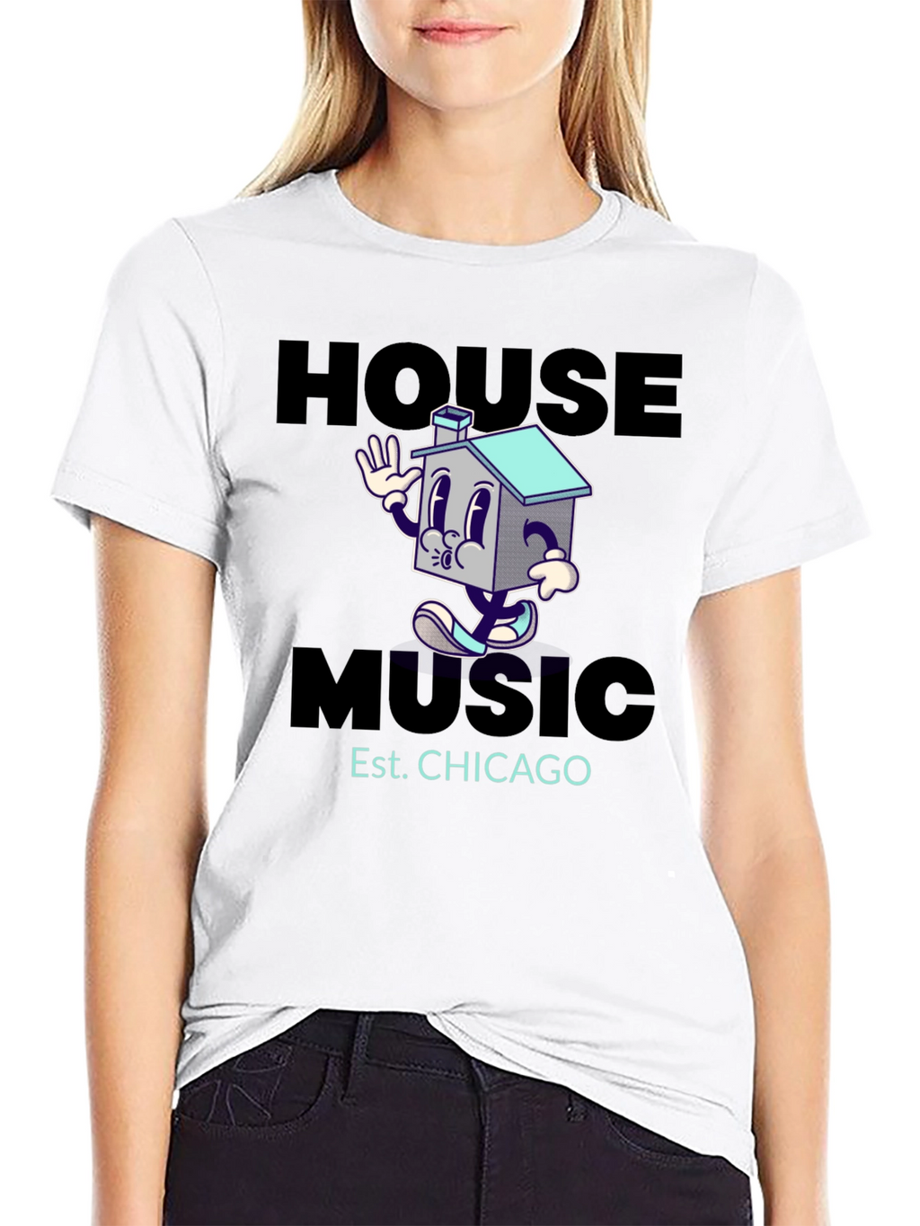 House Music Chicago Graphic T-Shirt