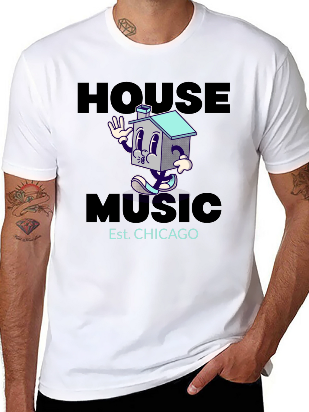 House Music Chicago Graphic T-Shirt