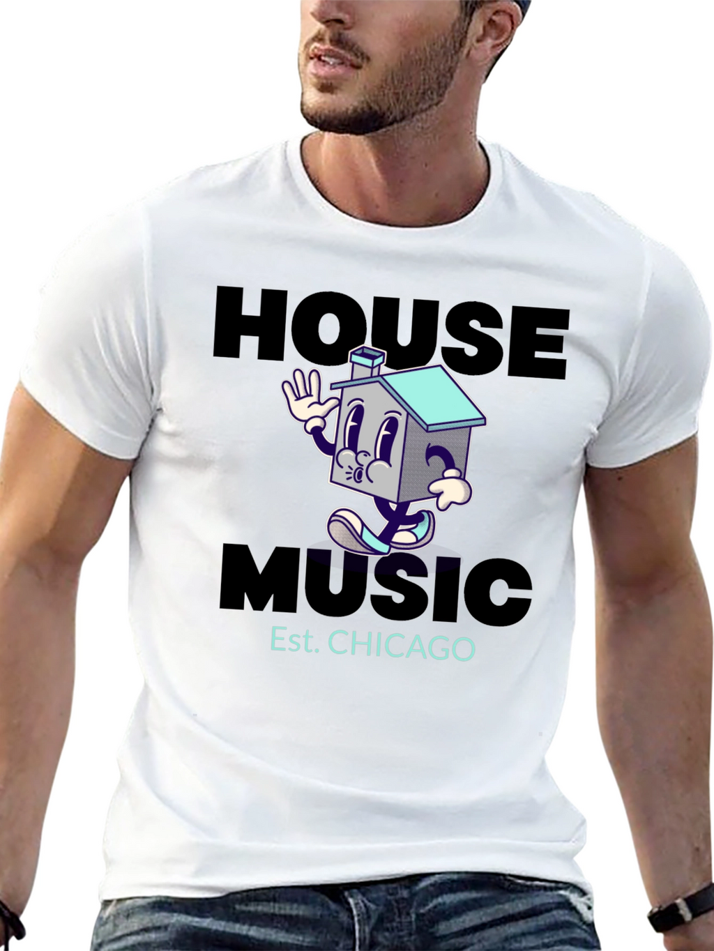 House Music Chicago Graphic T-Shirt