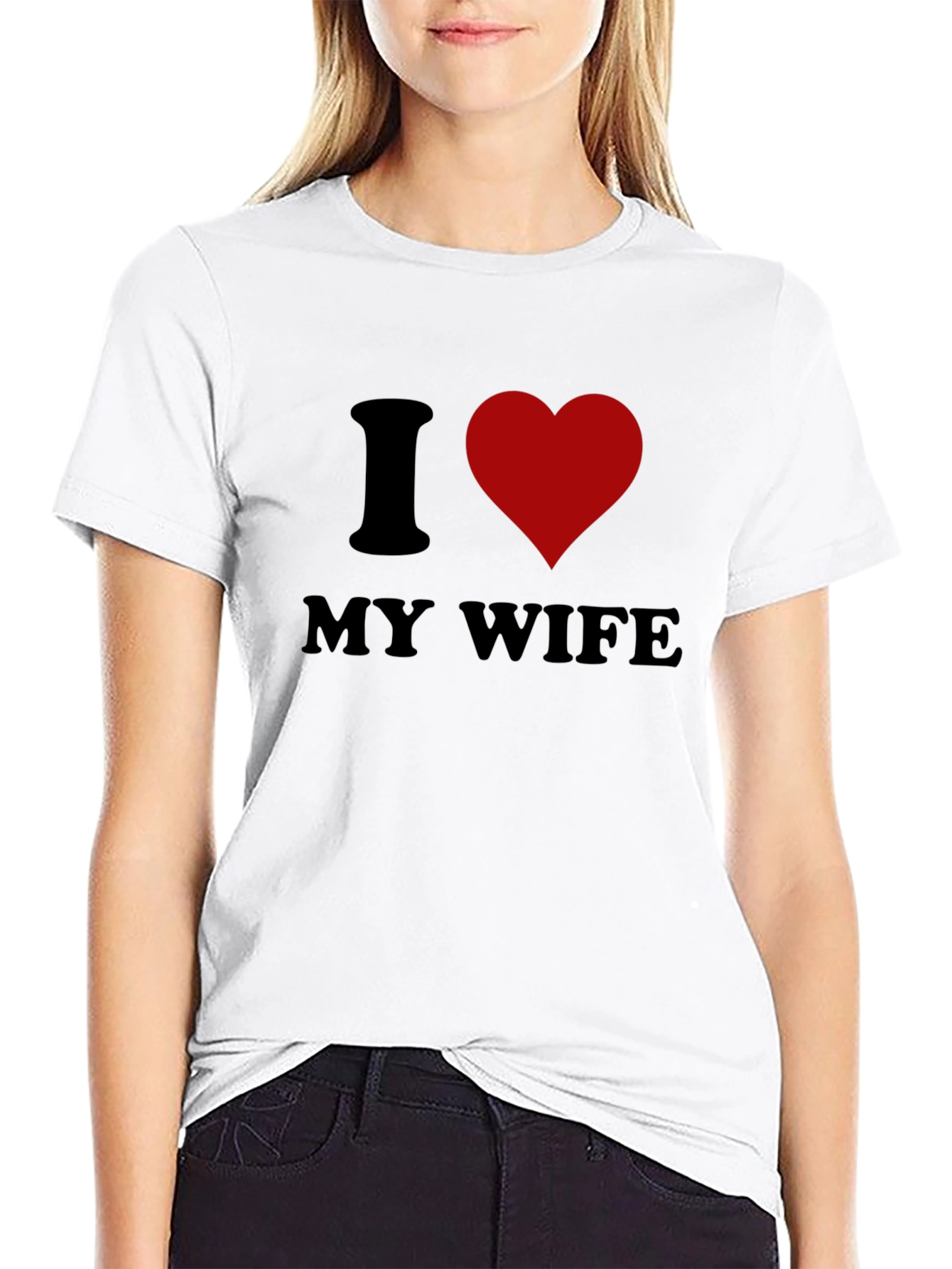 I Love My Wife Graphic Tee - Husband Gift