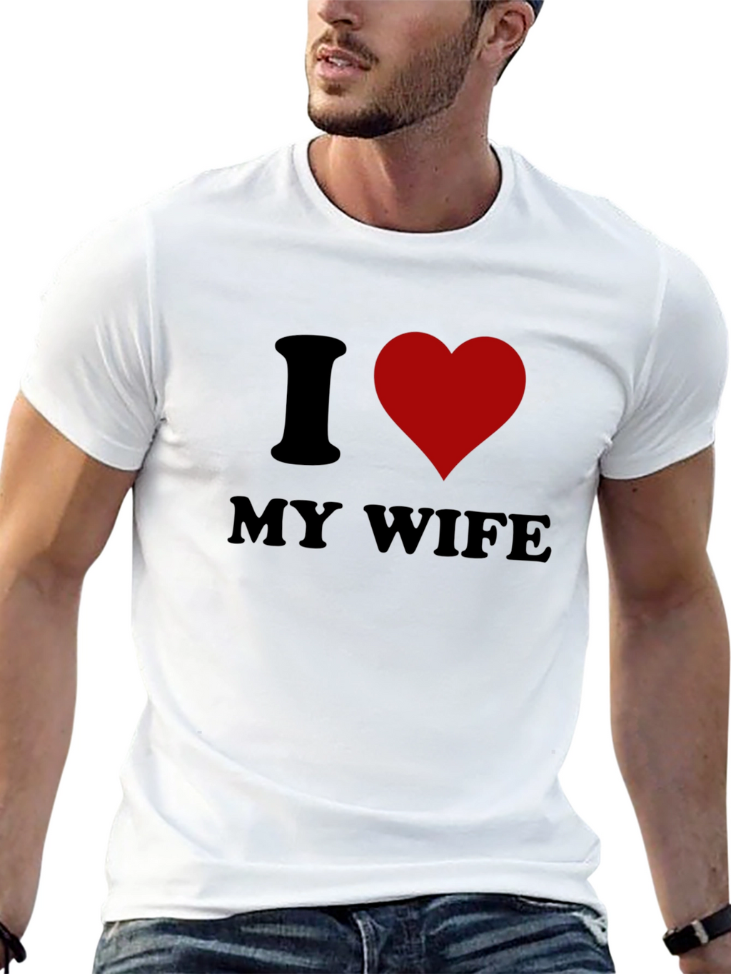 I Love My Wife Graphic Tee - Husband Gift