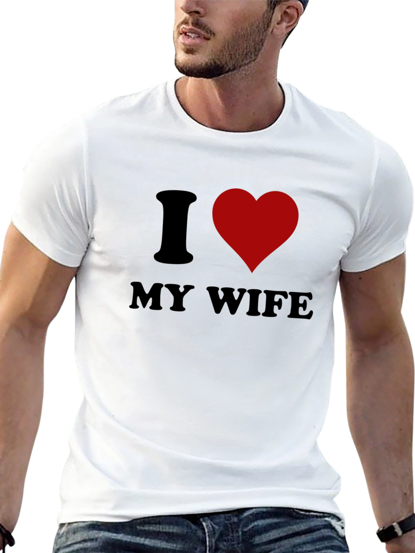 I Love My Wife Graphic Tee - Husband Gift