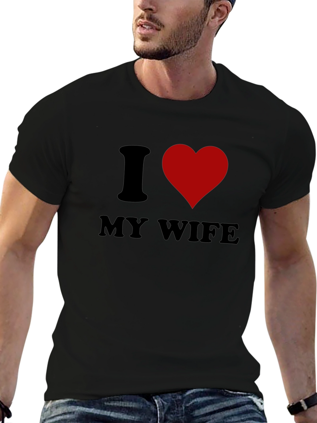 I Love My Wife Graphic Tee - Husband Gift