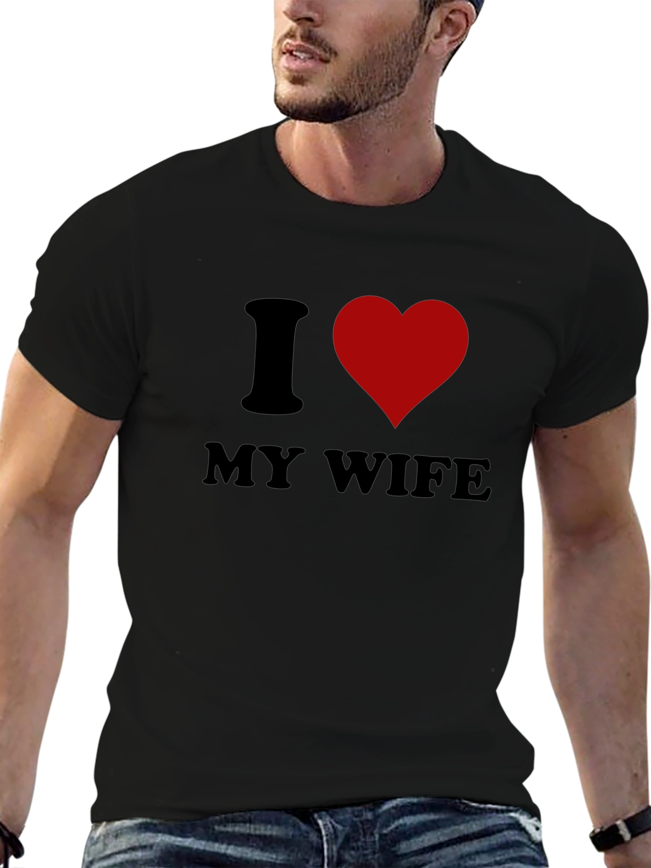I Love My Wife Graphic Tee - Husband Gift