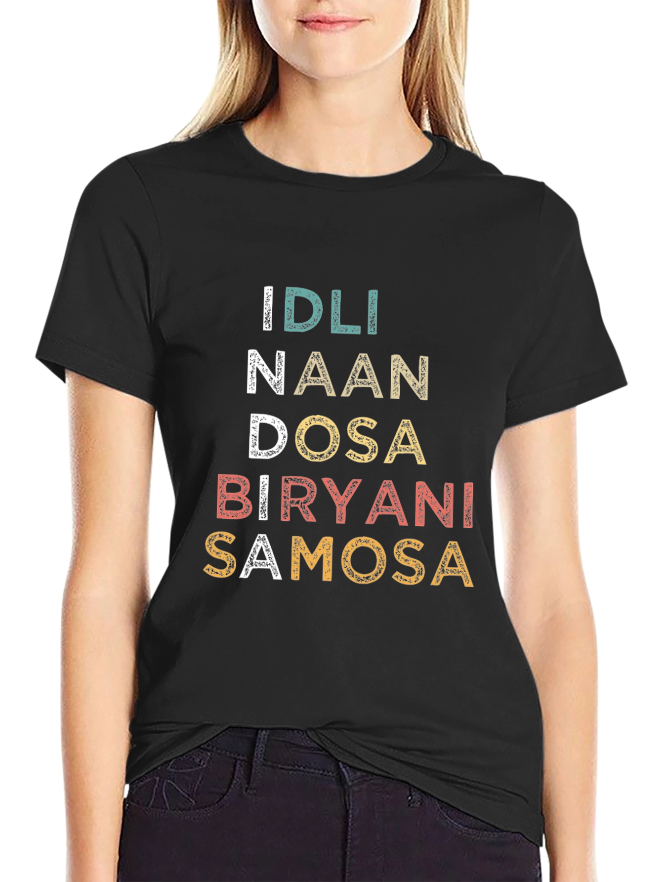 Idli Naan Dosa Biryani Samosa T-Shirt - Indian Food Tee