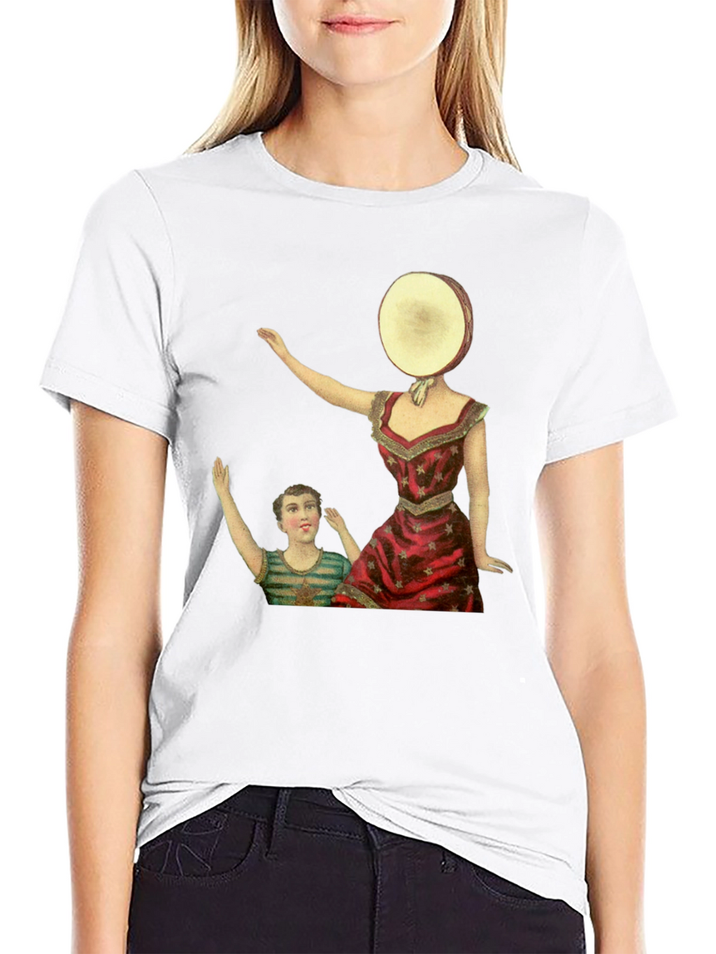 Surreal Art Graphic Tee - Retro Style
