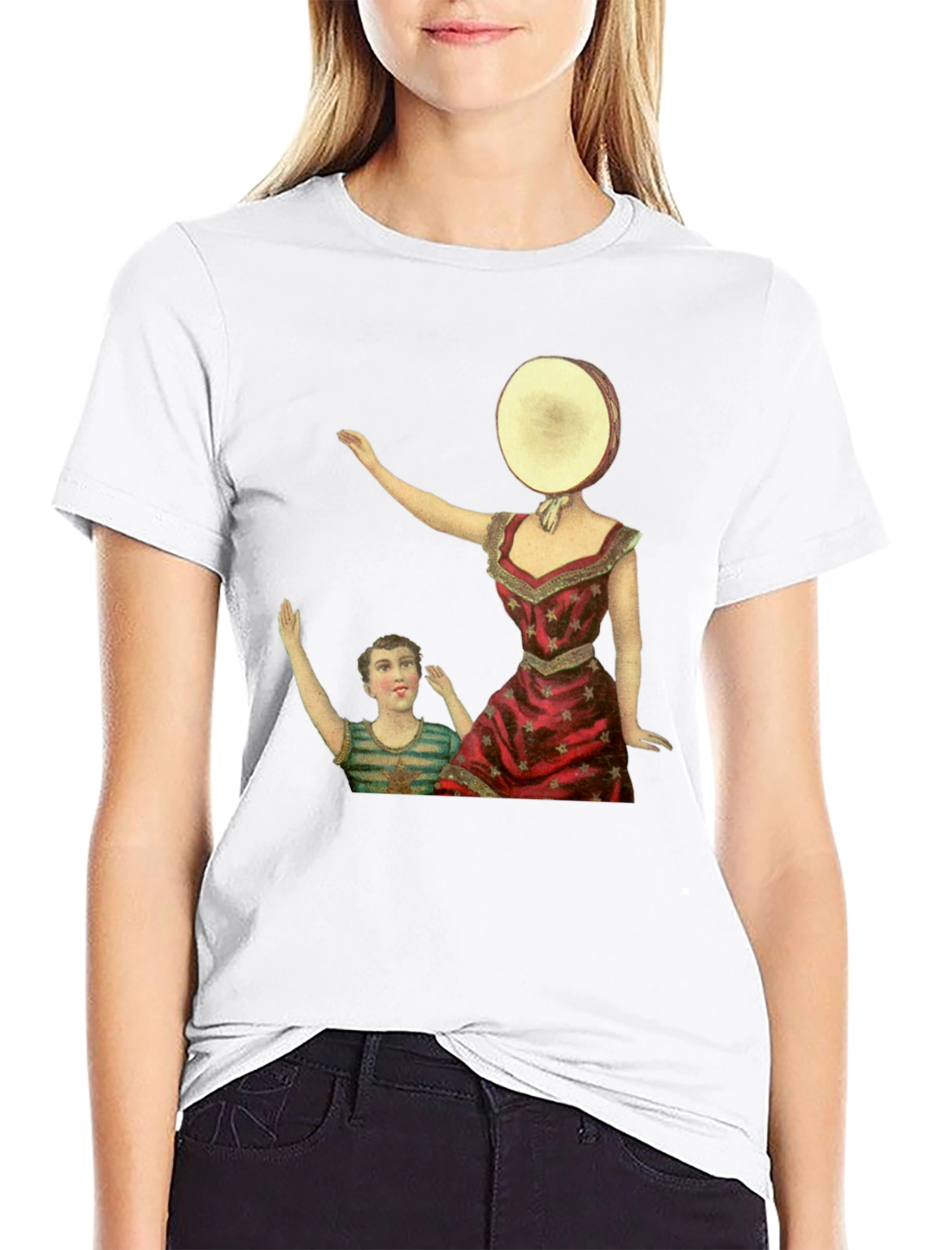 Surreal Art Graphic Tee - Retro Style
