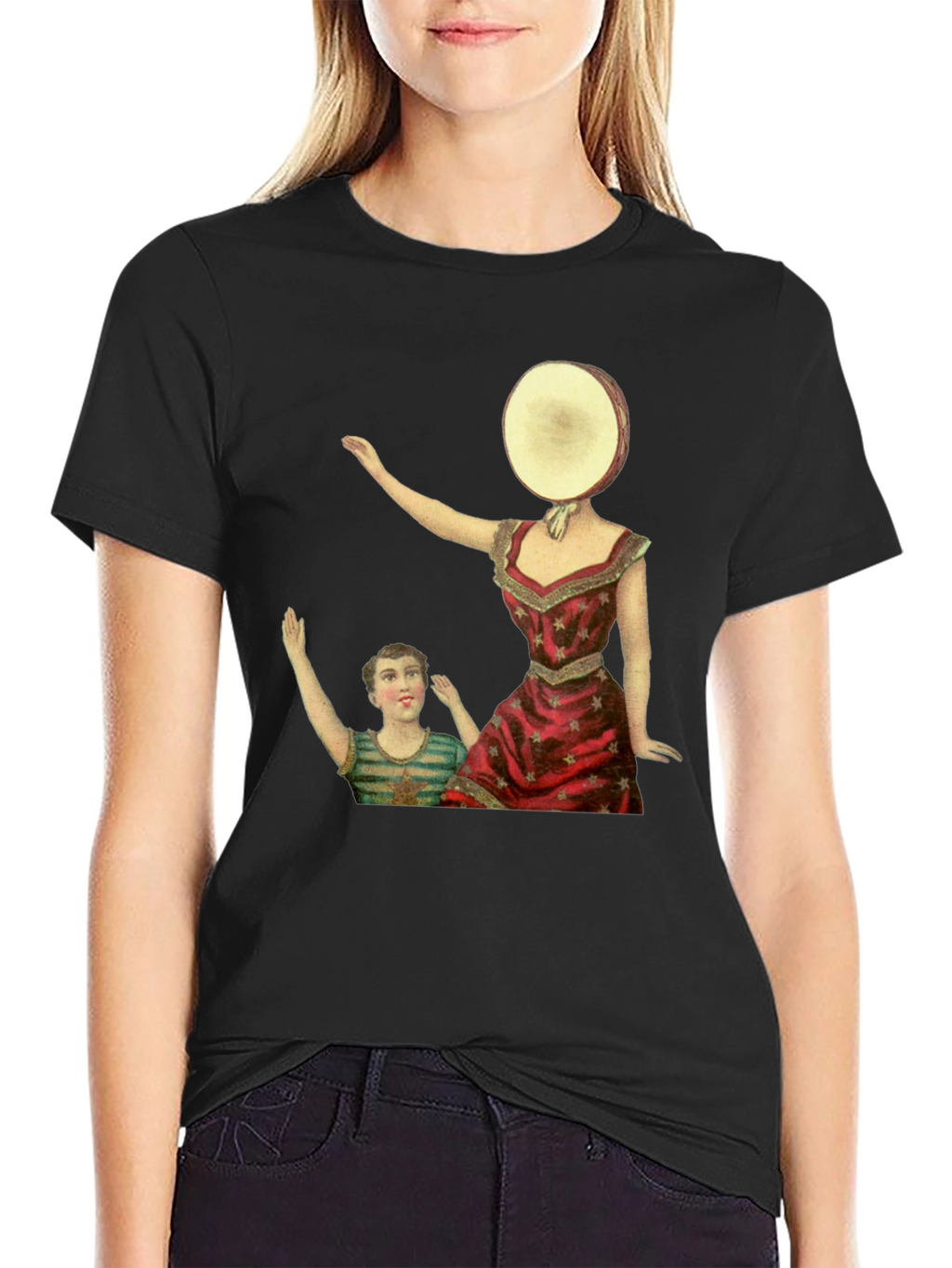 Surreal Art Graphic Tee - Retro Style