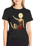 Surreal Art Graphic Tee - Retro Style