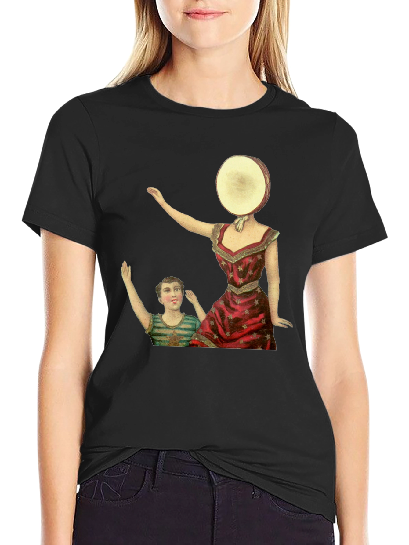 Surreal Art Graphic Tee - Retro Style