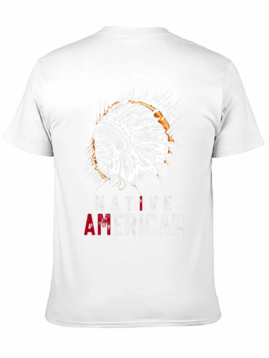 Native American Headdress Graphic T-Shirt