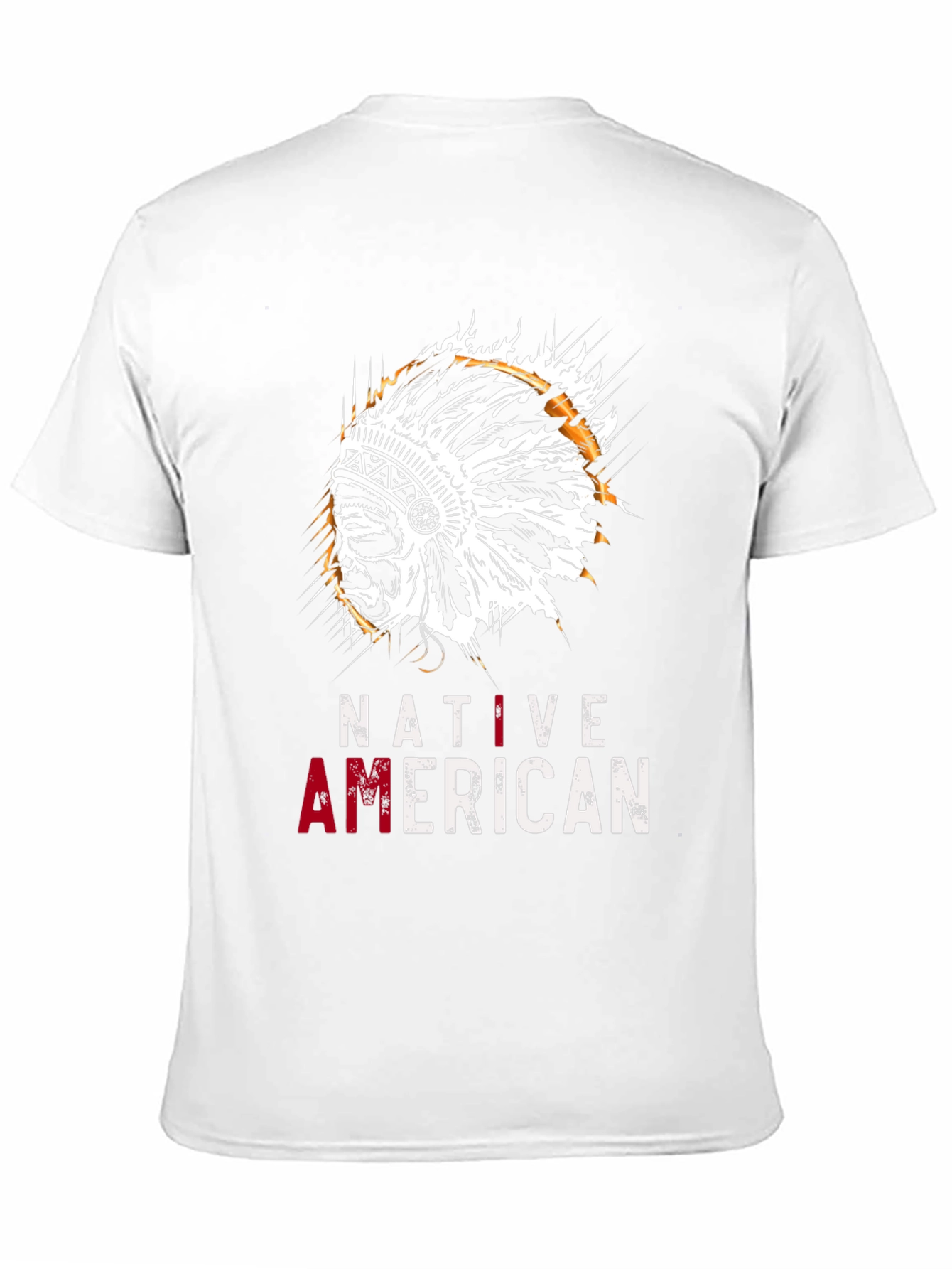 Native American Headdress Graphic T-Shirt