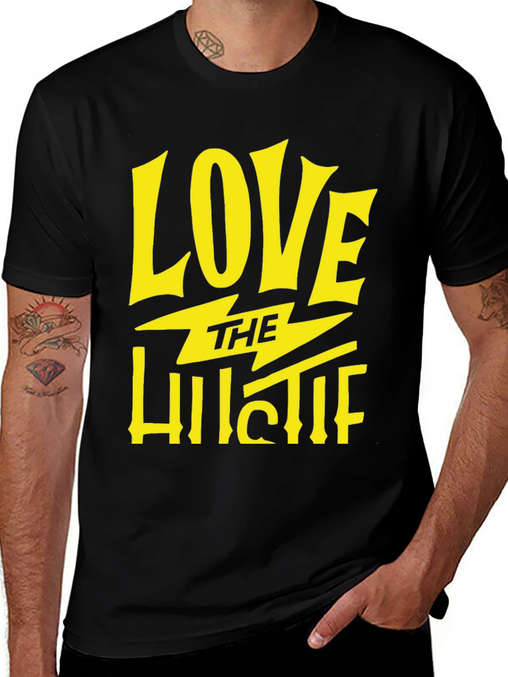 Love The Hitta T-Shirt - Black