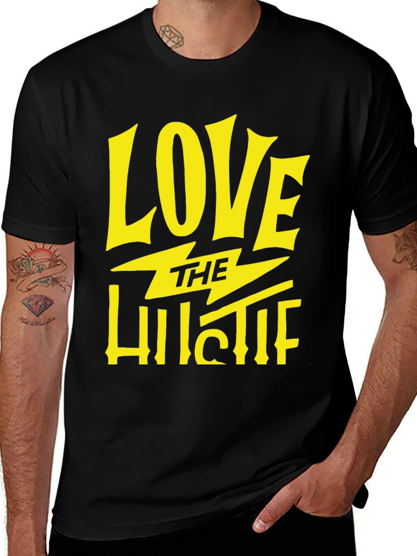 Love The Hitta T-Shirt - Black