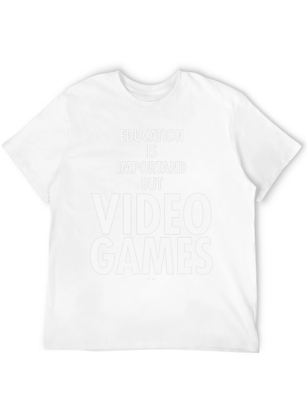 Education is Important But Video Games T-Shirt