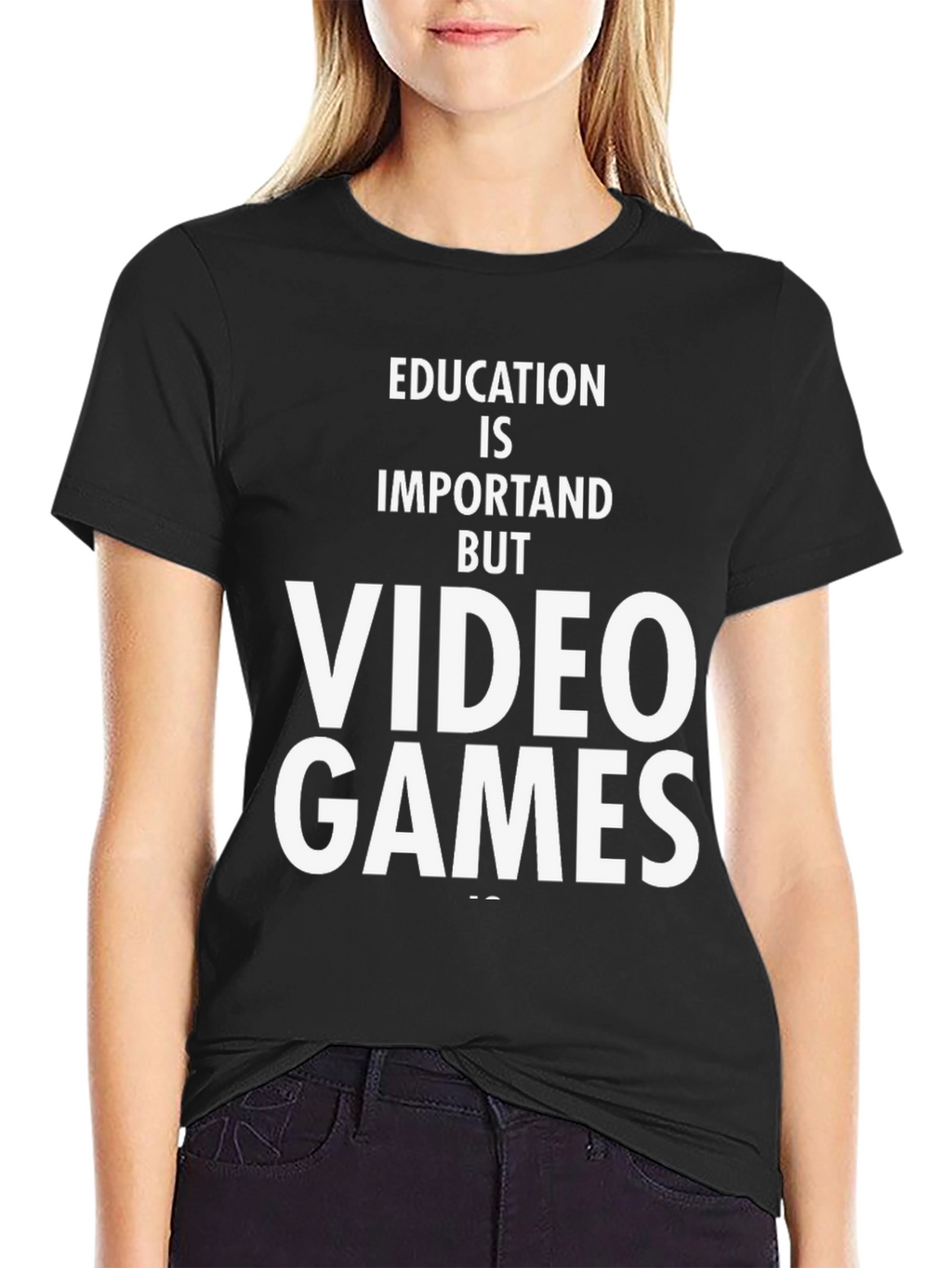 Education is Important But Video Games T-Shirt